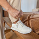 Sneakers dames wit grijs