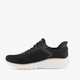 Slip-ins: BOBS Sport Wide Fit dames sneakers zwart wit