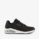 Uno 2 dames sneakers met panterprint en airzool zwart