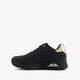 Uno Shimmer Away dames sneakers zwart