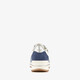 Suede dames sneakers blauw