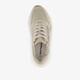Suede dames sneakers beige bruin