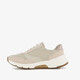 Suede dames sneakers beige bruin