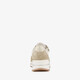 Suede dames sneakers beige