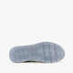 Suede dames sneakers blauw wit