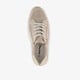 Leren dames sneakers beige