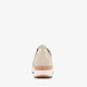 Leren dames sneakers beige