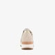 Leren dames sneakers beige