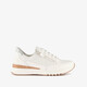 Leren dames sneakers wit
