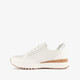 Leren dames sneakers wit