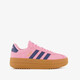 VL Court Bold suède dames sneakers roze blauw