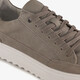 Leren heren sneakers grijs