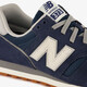 ML373 leren heren sneakers blauw