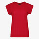 Dames T-shirt met structuur rood