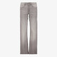 TwoDay dames wide leg jeans grijs lengte 33