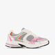 Meisjes sneakers wit metalic