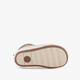 Leren babyschoenen met panterprint beige bruin