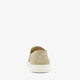 Suede heren instappers beige