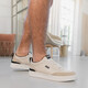 Heren sneakers beige