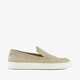 Suede heren instappers beige