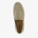 Suede heren instappers beige