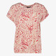 Dames top met paisley print rood creme