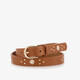 Meisjes riem bruin goud