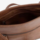 Dames schoudertas cognac bruin