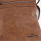 Dames schoudertas cognac bruin