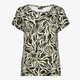 TwoDay dames top met print groen beige