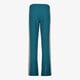 Dames wide leg broek met bies blauwgroen