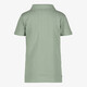 Jongens polo met rits groen
