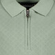 Jongens polo met rits groen