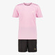 Tweedelige meisjes sport set lichtroze zwart