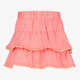 Meisjes rok met pompons roze