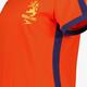 Dames voetbal T-shirt oranje