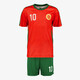 Dutchy tweedelig kinder sport set rood groen