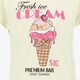 Name It meisjes T-shirt met opdruk geel