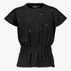 Meisjes T-shirt zwart met steentjes
