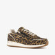 XX by dames sneakers met panterprint bruin