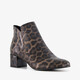 Dames enkellaarsjes leopard