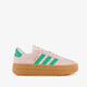 VL Court Bold suede dames sneakers roze groen