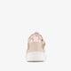 Leren meisjes sneakers beige panterprint
