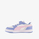 Caven III Block meisjes sneakers blauw roze