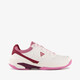 Dames padelschoenen wit roze