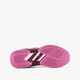 Dames padelschoenen wit roze