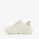 Dames dad sneakers wit beige