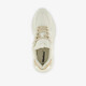 Dames dad sneakers wit beige