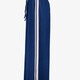 Dames wide leg broek met bies blauw