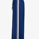 Dames wide leg broek met bies blauw